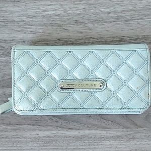 Juicy couture silver glittery wallet